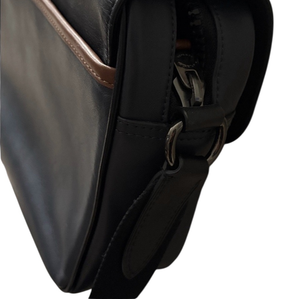 Coach Track Crossbody Messenger in Charcoal Midnight Coloblock & Signature C4141 - Picture 4 of 6